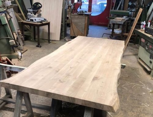 Plateau de Table d&rsquo;Exception en Chêne Massif « Live Edge »